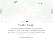 Tablet Screenshot of enervite.com.au